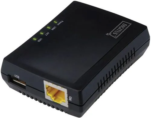 DIGITUS Fast Ethernet USB Netzwerk Server