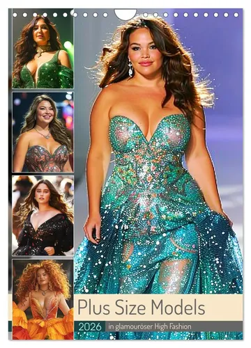 Rose Hurley | Plus Size Models in glamouröser High Fashion - Wandkalender 2026 - Eleganter Wandkalender 2026 mit 14 traumhaften Modemomenten. Ideal für Modebegeisterte, die kurvige Schönheiten schätzen. Ein Must-Have für stilvolles Ambiente!