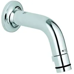 Grohe Universal Wandventil 20205000 - Chrom, 106 mm Ausladung - Waschtischarmaturen mit Grohe StarLight® Chromoberfläche für langlebigen Glanz und integrierter Mengenverstellung für präzise Wasserflusskontrolle.