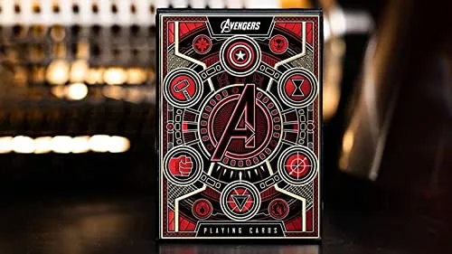 Murphy's Magic Supplies, Inc. Avengers: Red Edition Spielkarten von theory11, tolles Geschenk für Kartensammler