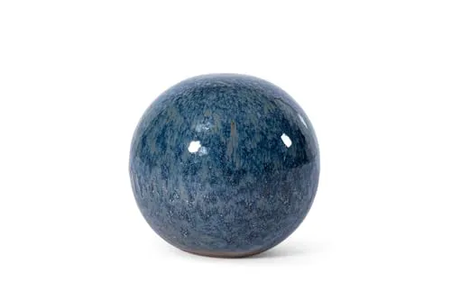 Dekokugeln Gartenkugeln aus Keramik tolle Set-Angebote in blau von Teramico