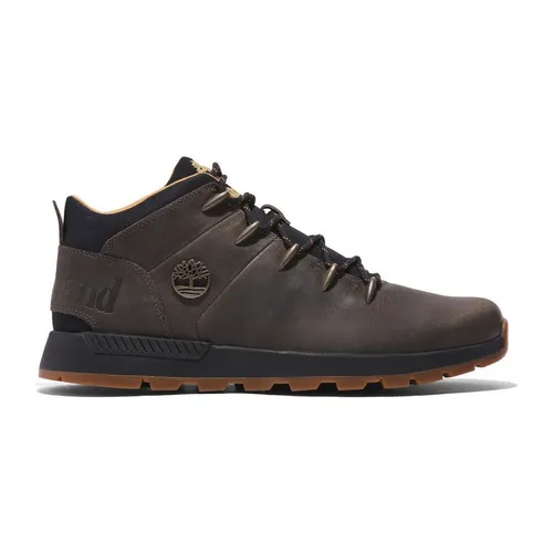 Timberland Mens Mid Lace UP Sneaker castlerock 10 in schwarz von Timberland