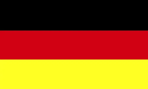 Aufkleber Deutschland-Flagge 60 x 100 mm  Sticker Tattoo Auto Deutschland Fanart