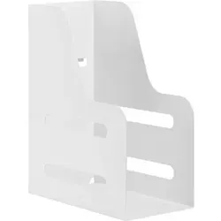 InLine Slatwall Stehsammler - Weiß, 122 mm Rückenbreite - Praktischer Stehsammler für Slatwall-Systeme, ideal zur übersichtlichen Ablage von Dokumenten im Format 261 x 291 mm.