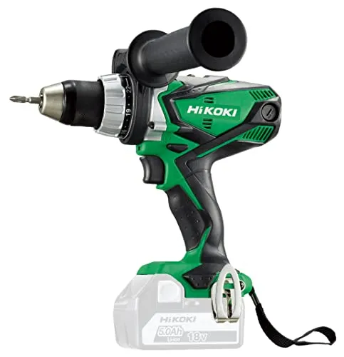 HiKOKI Akku-Bohrschrauber DS18DSDLW4Z 18 V Basic - 2 Gang-Bohrschrauber mit 92 Nm Drehmoment - Akkuschrauber mit 18V Li-Ion Technik, 2-Gang Getriebe und 92 Nm max. Drehmoment. Ideal für präzises Bohren in Holz, Metall und Aluminium.