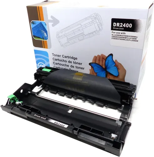 D&C Trommel DR2400, Kompatibel mit Brother HL/DCP/MFC, 12.000 Seiten