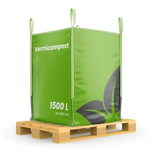 Wurmhumus - 1500 L Für 1500 M2 - Hochwertiger Vermikompost Für Pflanzen – Natürlicher Dünger Und Bodenverbesserer, Reich An Nährstoffen - Organifer
