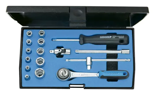 Gedore Steckschlüssel-Garnitur 1/4
