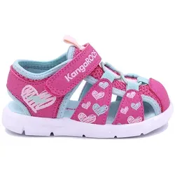 KangaROOS Unisex Kinder K-tiffy Sandale, Pink Blau, 29 EU von KangaROOS