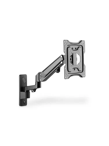DIGITUS Universal Monitor-Wandhalterung mit Gasdruckfeder und Schwenkarm - Ergonomische Monitor-Wandhalterung für optimale Sichtposition, geeignet für Monitore bis 43