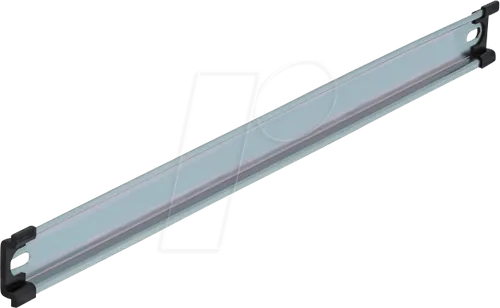 DELOCK 66185 - Hutschiene 35 x 7,5 mm ungelocht, robust aus Stahl und ideal für die Montage von elektronischen Geräten in Schaltschrank