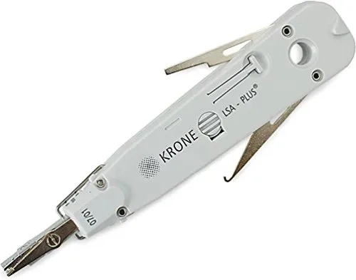 ADC-Krone Auflegewerkzeug 6417 2 055-01, LSA Plus mit Sensor - Sonstige Komponenten für Netzwerkverdrahtung, mit Sensor-Technik für gleichmäßigen Auflegedruck und Abschneidesperre für präzises Arbeiten.