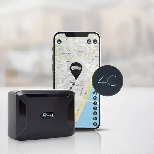 Salind GPS SALIND 114G GPS Tracker - Fahrzeugtracker Schwarz - Sicherheitstechnik mit 4G Unterstützung für hohe Netzabdeckung. Inklusive SIM-Karte und umfangreichen Funktionen wie LIVE Ortung und Alarme. Keine Ladeprobleme dank starker Akkuleistung!