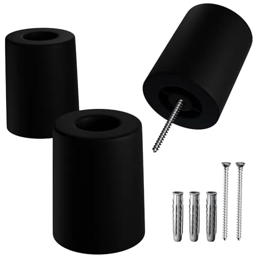 LouMaxx Türstopper Boden aus Gummi in schwarz von LouMaxx