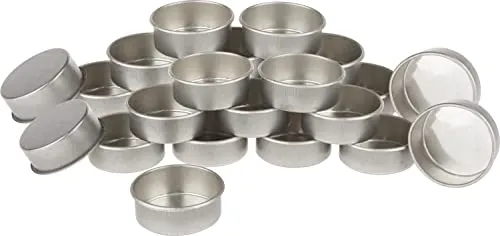 VBS 24er-Pack Kerzentüllen für Teelichter 40mm Kerzenhalter Teelichthalter Kerzen