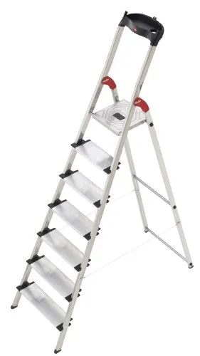 Stehleiter 3 Stufen - Maximale Arbeitshöhe 3.50m - 8817-001