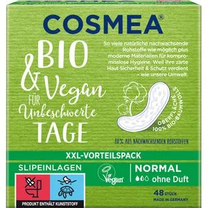 Cosmea Slipeinlagen Bio Normal – 48 Stück, ohne Duft