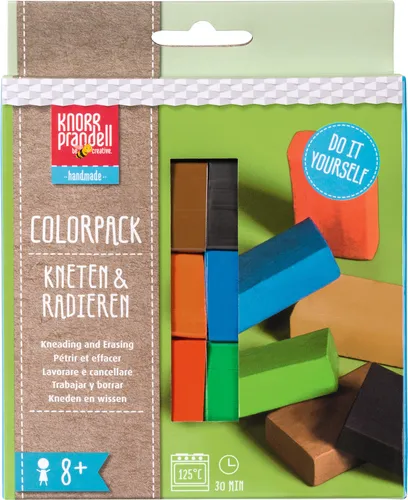 KNORR prandell 212159050 Modelliermasse Basic - 6 x 20 g, sortiert