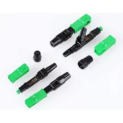 Elfcam 5er-Pack SC/APC Schnellverbinder für Glasfaser