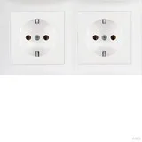 Berker 47209909 Steckdosen-Kombination 2fach Rahmen von Berker
