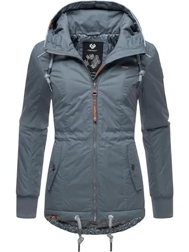 Ragwear Damen Winterjacke YM-Danka Grey23 3XL - Funktionsjacke, wasserdicht und winddicht mit weichem Teddyfleece-Innenfutter für höchsten Tragekomfort in der kalten Jahreszeit.