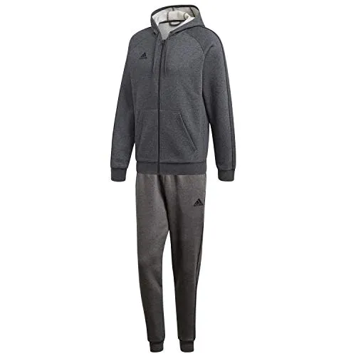 adidas Herren Sweatanzug Core 18 Dk Grey Heather/Black S von adidas