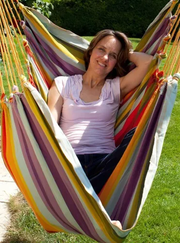 MacaMex Cayo grande Costa Rica - Hängesessel Südamerika Baumwolle bunt Hängestuhl