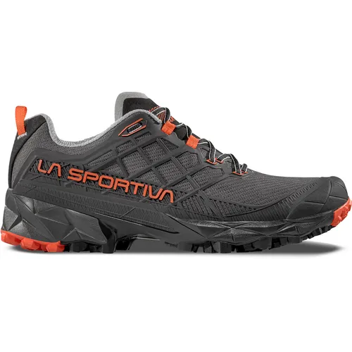 La Sportiva Akyra II carbon/cherry tomato (G00R22) 41.5 - Fitnessschuhe für Herren, ideal für Wanderungen mit optimaler Dämpfung und Grip auf jedem Terrain.