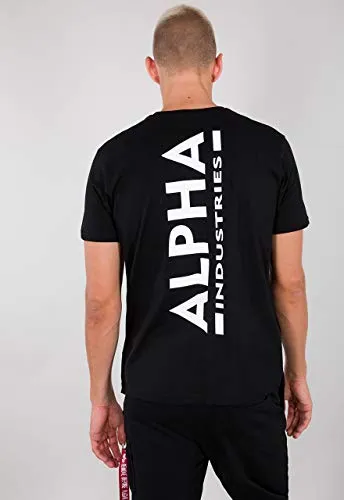 Produktbild Alpha Industries Herren Backprint T-Shirt, Schwarz, Größe S