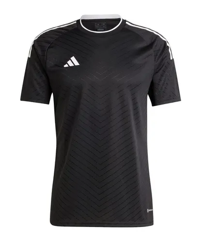 adidas Herren Campeon 23 JSY Jersey XXL - Schwarz - Hochwertiges Fußballtrikot aus 100 % Polyester mit Jacquard-Hydrophilic für besten Tragekomfort und optimale Bewegungsfreiheit.
