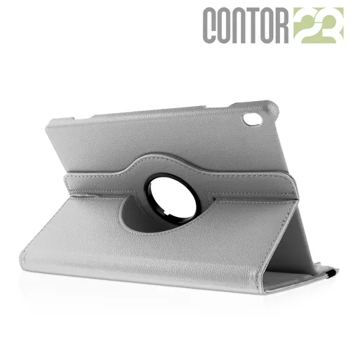 360° Schutzhülle Tasche Case in SILBER für 10.1