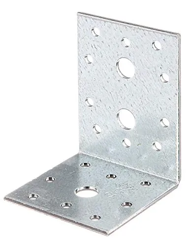 Alberts 332976 Winkelverbinder | sendzimirverzinkt | 60 x 80 x 60 mm | 6er Set
