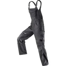 PULSSCHLAG Latzhose 3324 5353 - anthrazit/schwarz, Größe 56 - Arbeits- & Schutzkleidung mit ergonomischer Linienführung für optimale Bewegungsfreiheit und strapazierfähigen CORDURA®-Verstärkungen, ideal für Handwerksprofis.