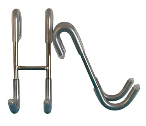 2er Set Rundheizkörper Haken, Handtuchhalter für Heizkörper, Kleiderhaken aus Edelstahl (1 Verpackung)