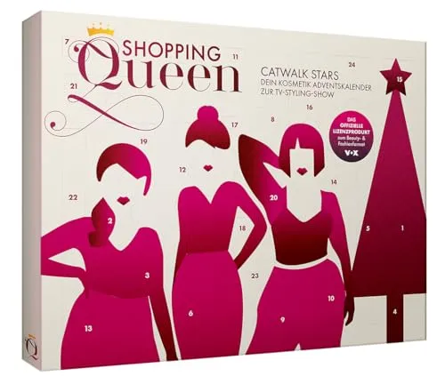 Catwalk Stars Beauty-Adventskalender - Offizieller Adventskalender mit 24 Kosmetik-Überraschungen für strahlende Looks – ideal für Fans von Shopping Queen und Guido Maria Kretschmer.