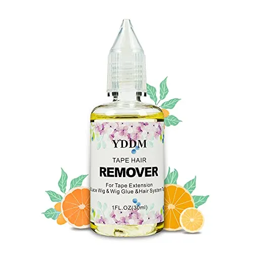 YDDM Tape Remover für Tape in Extensions 1FL.oz (30ml), Lace Wig Kleber Remover für Tape in Extensions und Perücke Lace Hairpiece and Hair Systems Tape 30ml