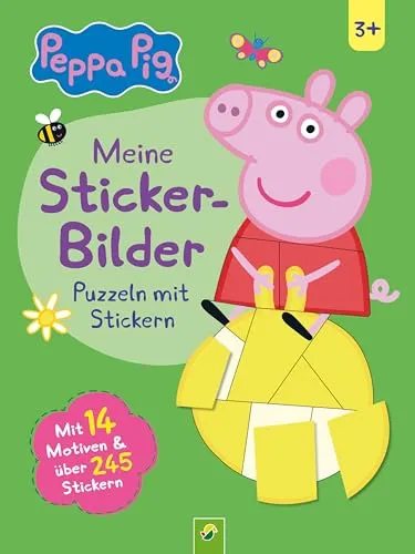 Peppa Pig Meine Sticker-Bilder. Puzzeln mit Stickern: Mit 14 Motiven und über 245 Stickern. Für Peppa-Wutz-Fans ab 3 Jahren