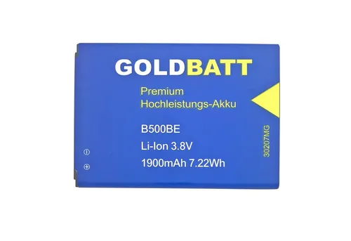 GOLDBATT Akku für Samsung Galaxy S4 mini I9190 GTi9190 GTi9192 CS-SMI257XL Duos Akku Ersatzakku Akku 1900 mAh (3,8 V, 1 St), 100% kompatibel, optimale Passgenauigkeit