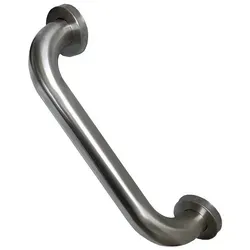 HOOZ Haltegriff Haltegriff für Dusche & Badewanne aus rostfreiem Edelstahl, belastbar bis 110 kg, 40 cm silberfarben 40 cm x 45 cm x 8.3 cm