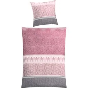 Kleine Wolke Estrella Bettwäsche 155 x 220 cm, Pastellrose - Hochwertiges Mako-Satin Bettwäsche-Set in Pastellrose, mit praktischem Reißverschluss, 100% Baumwolle, Öko-Tex Standard 100, bis 60° waschbar und trocknergeeignet.