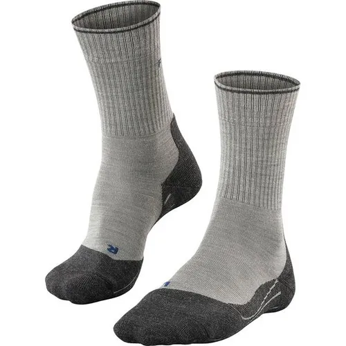 Falke Trekkingsocke TK2 Explore Wool Silk für Damen - Sportsocken mit Merinowolle und Seidenanteil für besten Komfort bei Wanderungen in kaltem Wetter. Ideal für Trekking-Abenteuer und leichte Gelände.