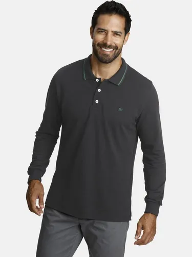 Jan Vanderstorm Langarm-Poloshirt ELLIS - Poloshirt in hochwertiger Pikee-Qualität, ideal für große Größen, perfekt kombinierbar mit Jeans oder Chino, aus 100% Baumwolle für höchsten Tragekomfort.