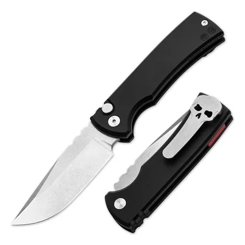 BÖKER Mini Redencion 42a Taschenmesser EDC mit Totenkopf Clip