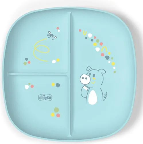Chicco 00016003250000 Kleinkindergeschirr Teller für Kleinkinder