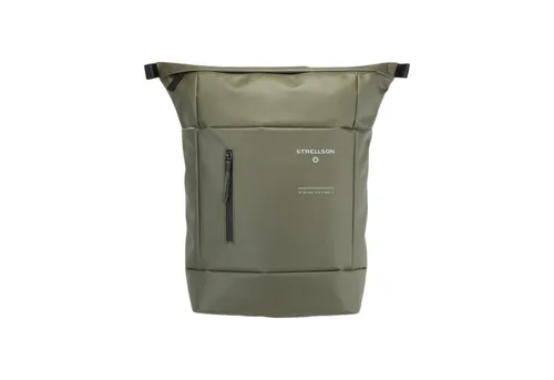 Strellson Herren Rucksack Stockwell 2.0 Sebastian - Khaki - Robuster Rucksack aus hochwertigem Kunststoff mit 14 l Volumen. Ideal für den täglichen Einsatz und mit durchdachtem Design für Erwachsene.