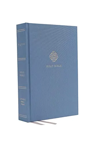 Nrsv, Catholic Bible, Journal Edition, Cloth Over Board, Blue, Comfort Print - Bücher, Hardback mit 1488 Seiten, ideal für Notizen und persönliche Reflexionen, komfortabler Druck für ein angenehmes Leseerlebnis.
