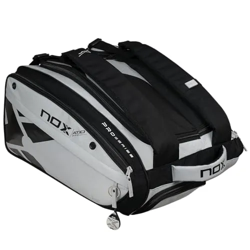 NOX Sporttasche AT10 Competition XL Compact Padeltasche - Tennisschläger Tasche mit großzügigem Stauraum, Thermo-Innenfächern und separaten Fächern für Schuhe und Nasswäsche – ideal für Spieler, die Funktionalität im kompakten Design suchen.