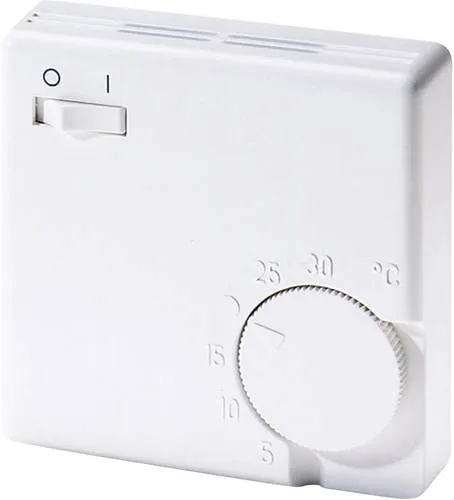 Eberle RTR-E 3563 Raumthermostat Aufputz – Präzise Heizungsregelung - Raumtemperaturregler für Wandmontage. Ideal zur Regelung von verschiedenen Heizsystemen mit hoher Präzision durch Bimetall-Technik.