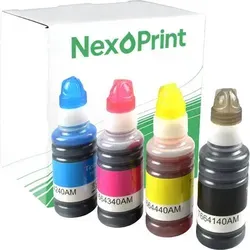 Epson C13T664640 T6646 Nachfülltinten, 4-farbig, 4 Stück