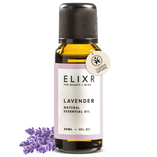 ELIXR - BIO Lavendelöl - 100% naturreines ätherisches Öl - Duftöl, Aromatherapie & für Diffusor - Lavendel Blüten für Haut & Haare – echtes lavender essential oil - Aus Deutschland - 30 ml